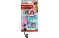 Speelgoed Puppy Loekie Olifant & Been & Ring Meerkleurig