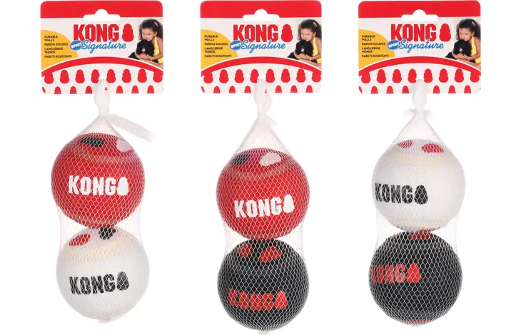 Kong® Speelgoed Signature Sport Balls L 2 st