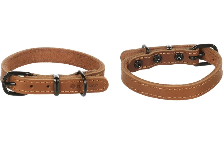 Halsband Montana Cognac Zacht Leder