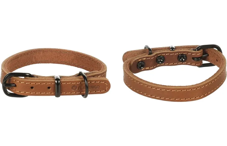 Halsband Montana Cognac Zacht Leder