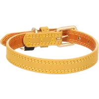Halsband Virginia  Leder XS/S 24-30cm 15mm Meerkleurig