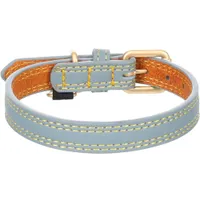 Halsband Virginia  Leder XS/S 24-30cm 15mm Meerkleurig
