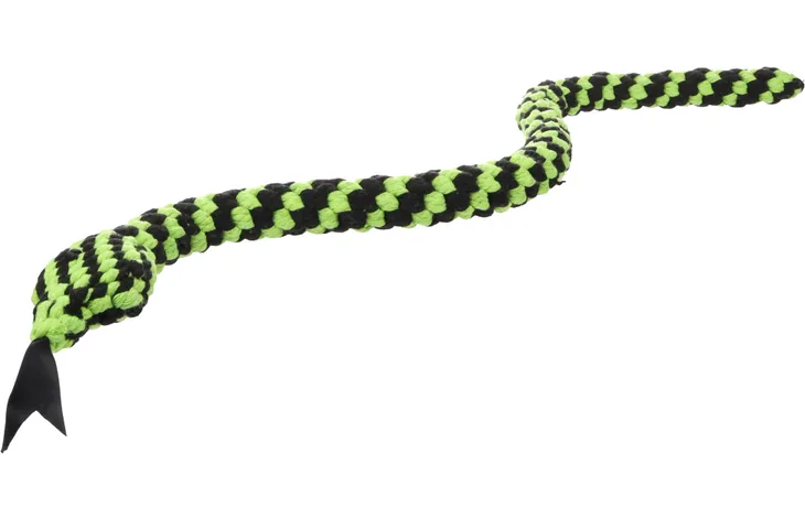 Speelgoed Flocco Slang & Touw Geweven Groen 95cm