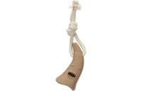 Speelgoed Wilga Hoorn met touw Bruin 23cm