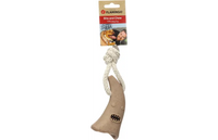 Speelgoed Wilga Hoorn met touw Bruin 23cm