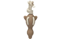 Speelgoed Wilga Eend met touw Bruin 27cm