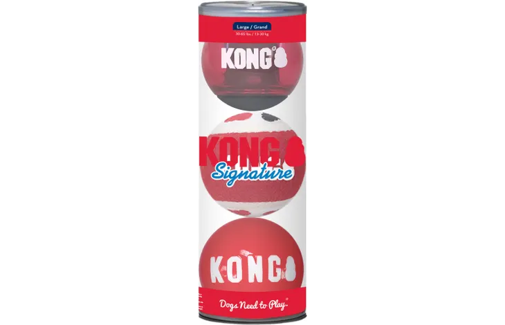 Kong® Speelgoed Signature Bal L 3 st