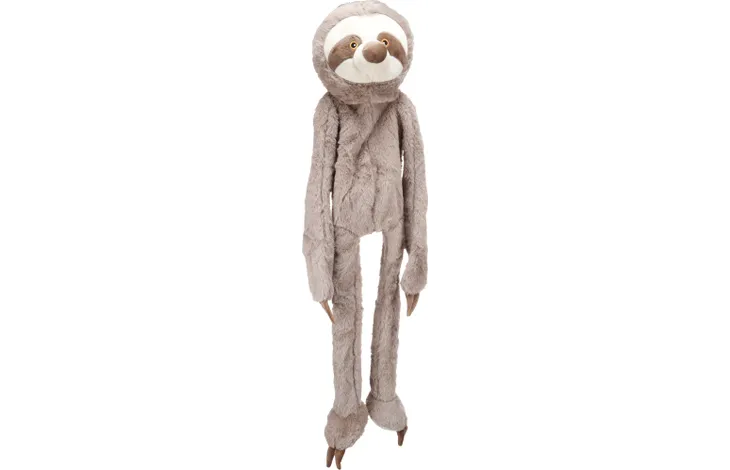 Speelgoed Lavu Luiaard Taupe Pluche 100cm