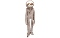 Speelgoed Lavu Luiaard Taupe Pluche 100cm