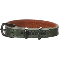 Halsband Montana Groen Zacht Leder