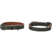 Halsband Montana Groen Zacht Leder