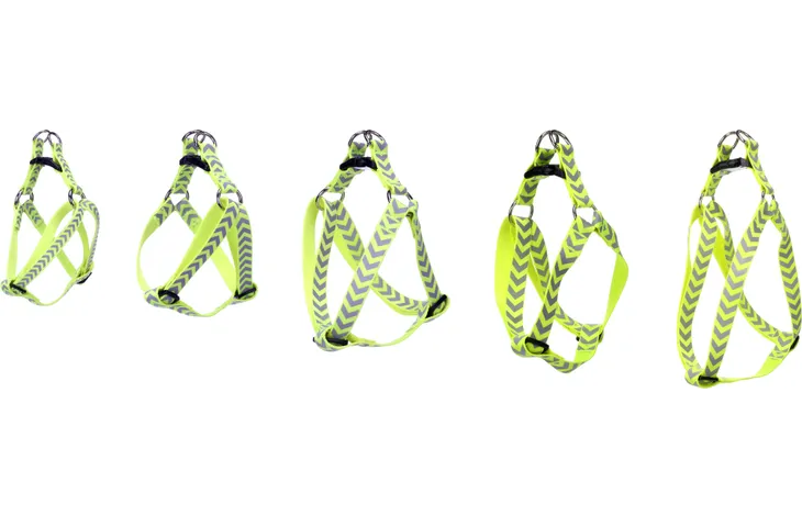 Harnas Step&Go Fergu Fluo geel
