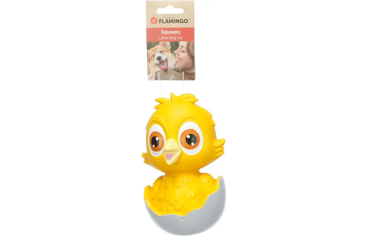 Speelgoed Beggy Kuiken Geel 17,5cm