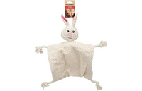 Akra Knuffeldoek & Konijn met touw Wit