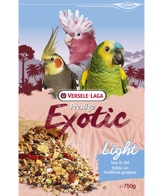 Mélange exotique léger pour perroquets 750 g 