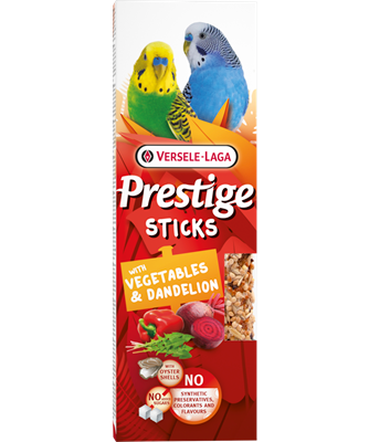 Prestige Sticks Kleine Parkieten met Groenten & Paardenbloem 2x30g