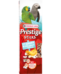 Prestige Sticks Papegaaien met Banaan & Kokos-topping 2x70g