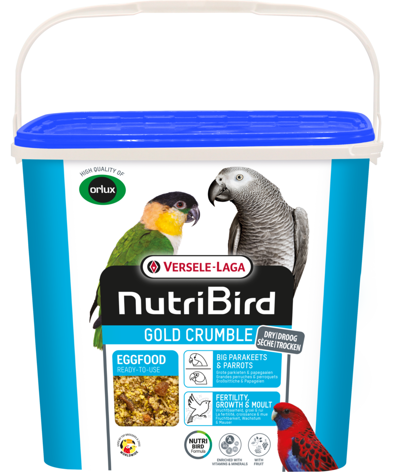 NutriBird Gold Crumble Grote Parkieten & Papegaaien eivoer