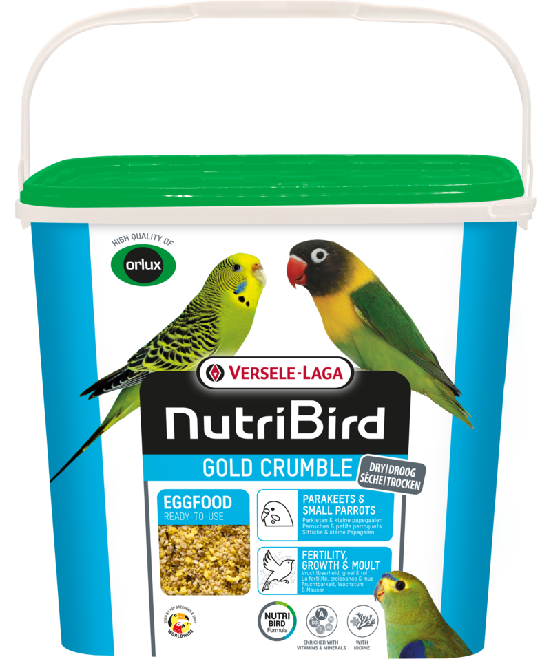 NutriBird Gold Crumble Parkieten & Kleine Papegaaien eivoer