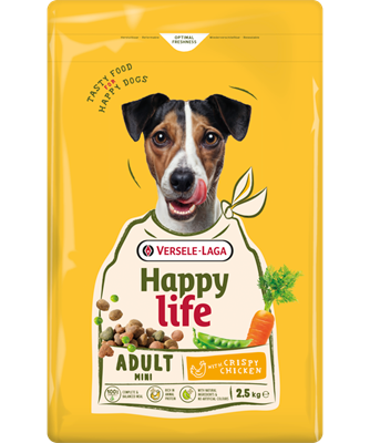 Happy Life Adult Mini met Kip 2.5 kg
