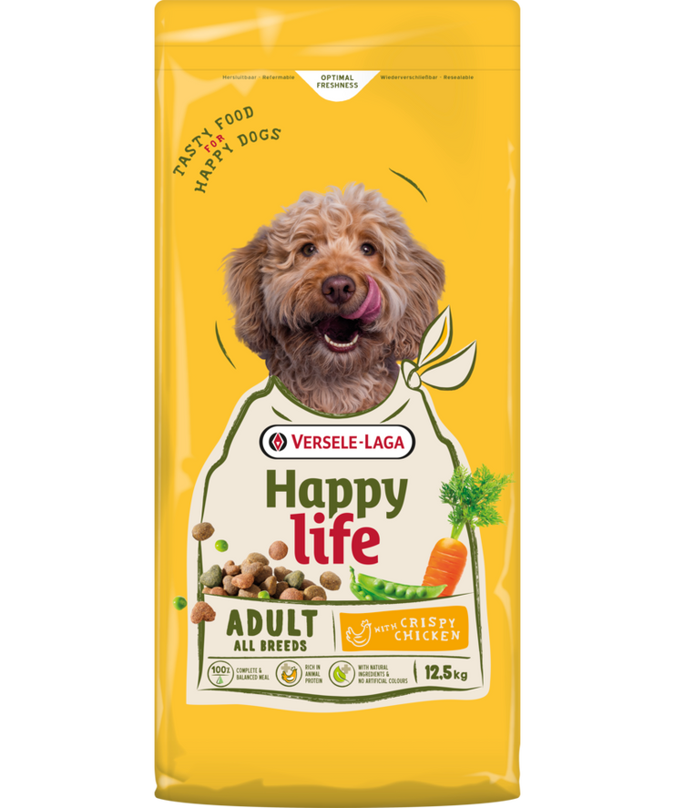 Happy Life Adult with Chicken
