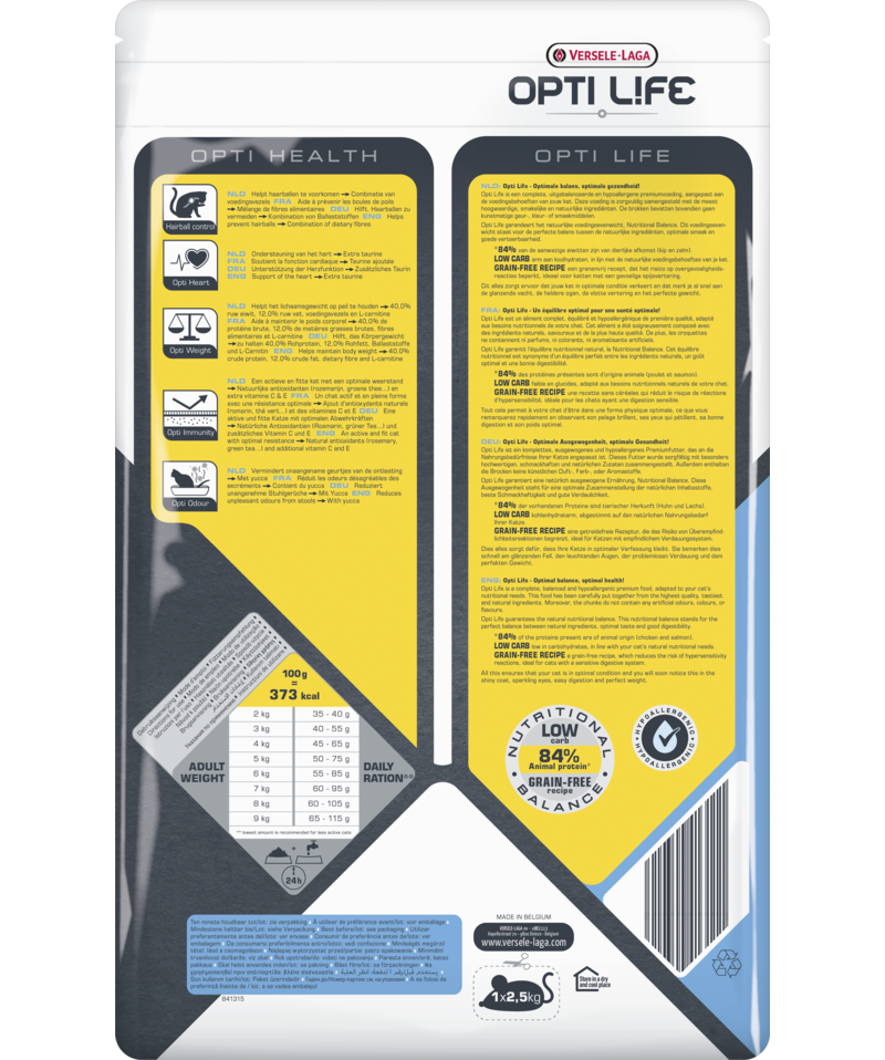Opti Life Adult Sterilised/Light Chicken