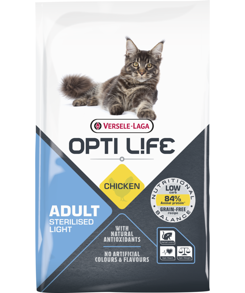 Opti Life Adult Sterilised/Light Chicken