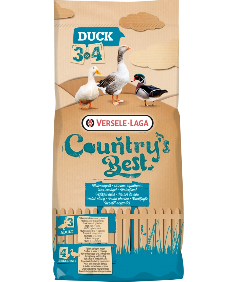 Country's Best DUCK 3 pellet 2 mm onderhoudskorrel voor watervogels