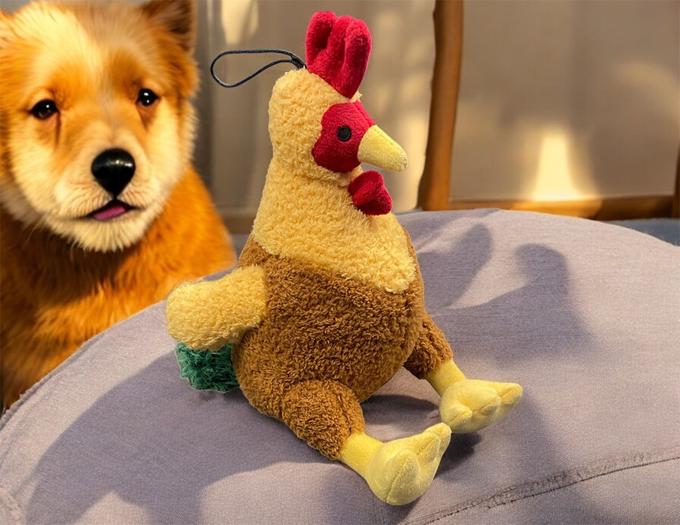 Speelgoed hond pluche Crock Buddy kip 24cm