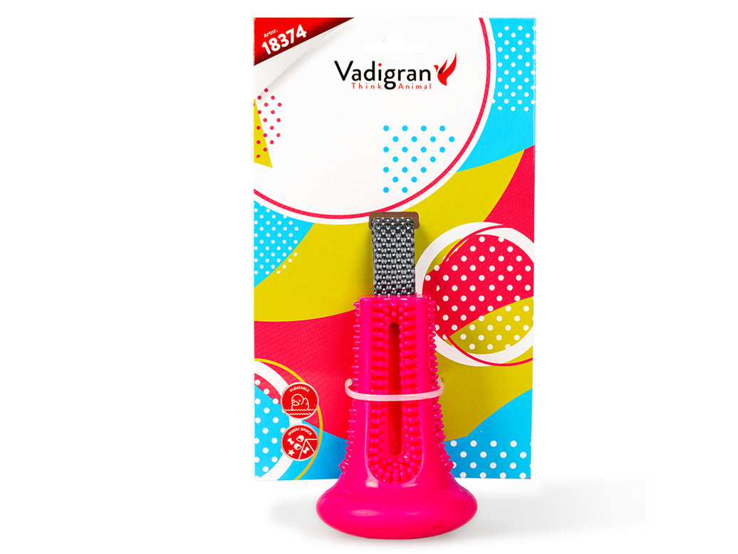 Snack Toy dog ​​TPR dental toy pink 24cm