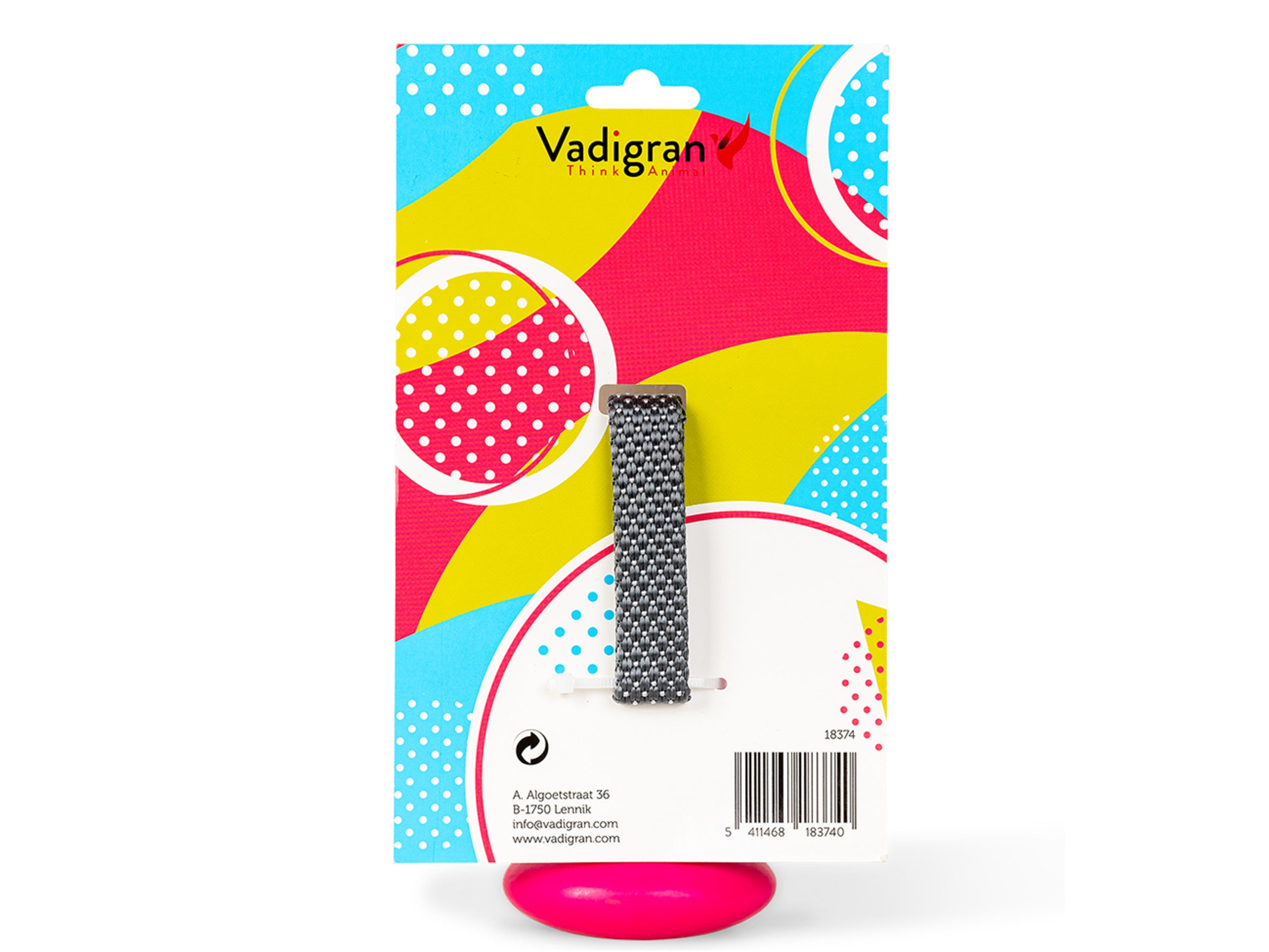 Snack Toy dog TPR dental toy pink 24cm