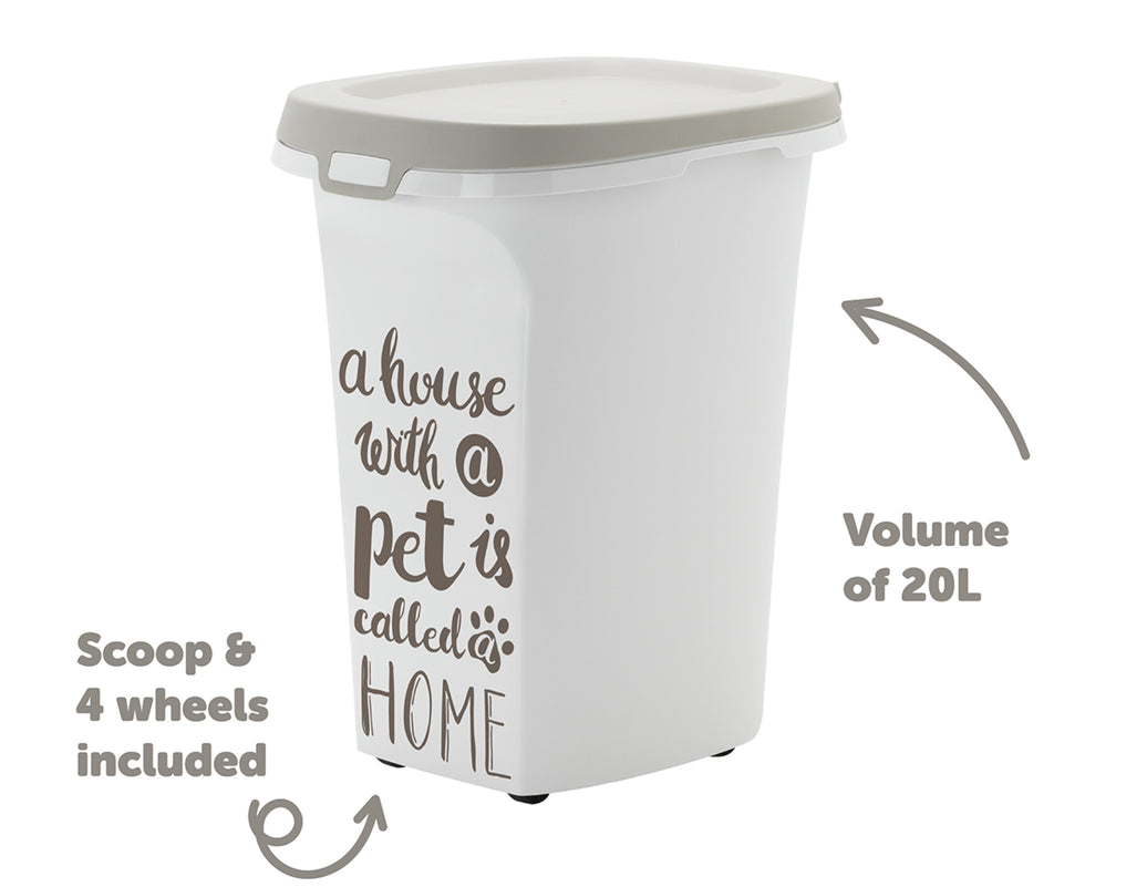 Voercontainer Binz wit 20L