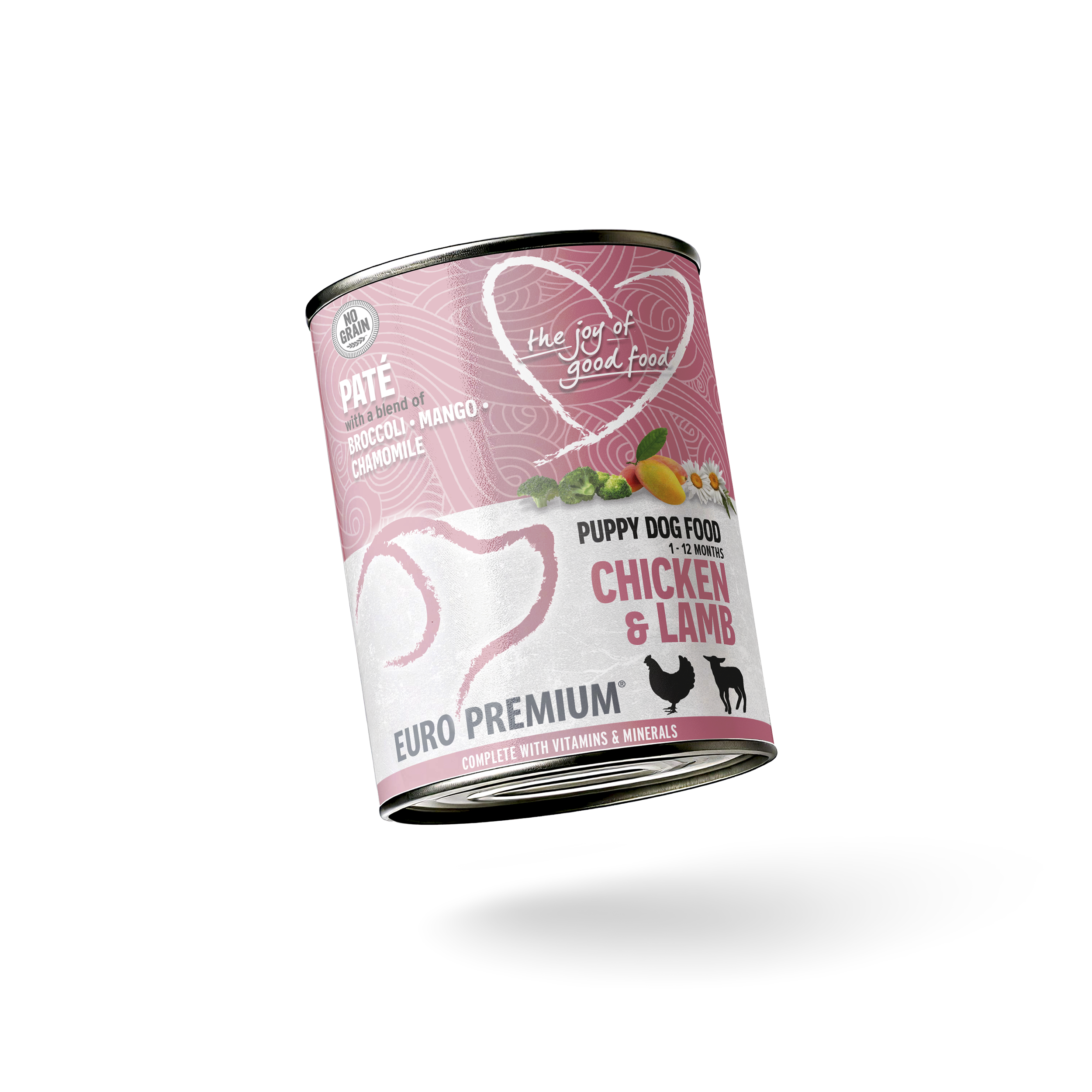 Pate Puppy Kip&Lam geen granen 400g
