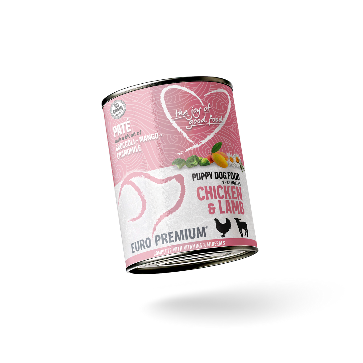 Pate Puppy Kip&Lam geen granen 400g