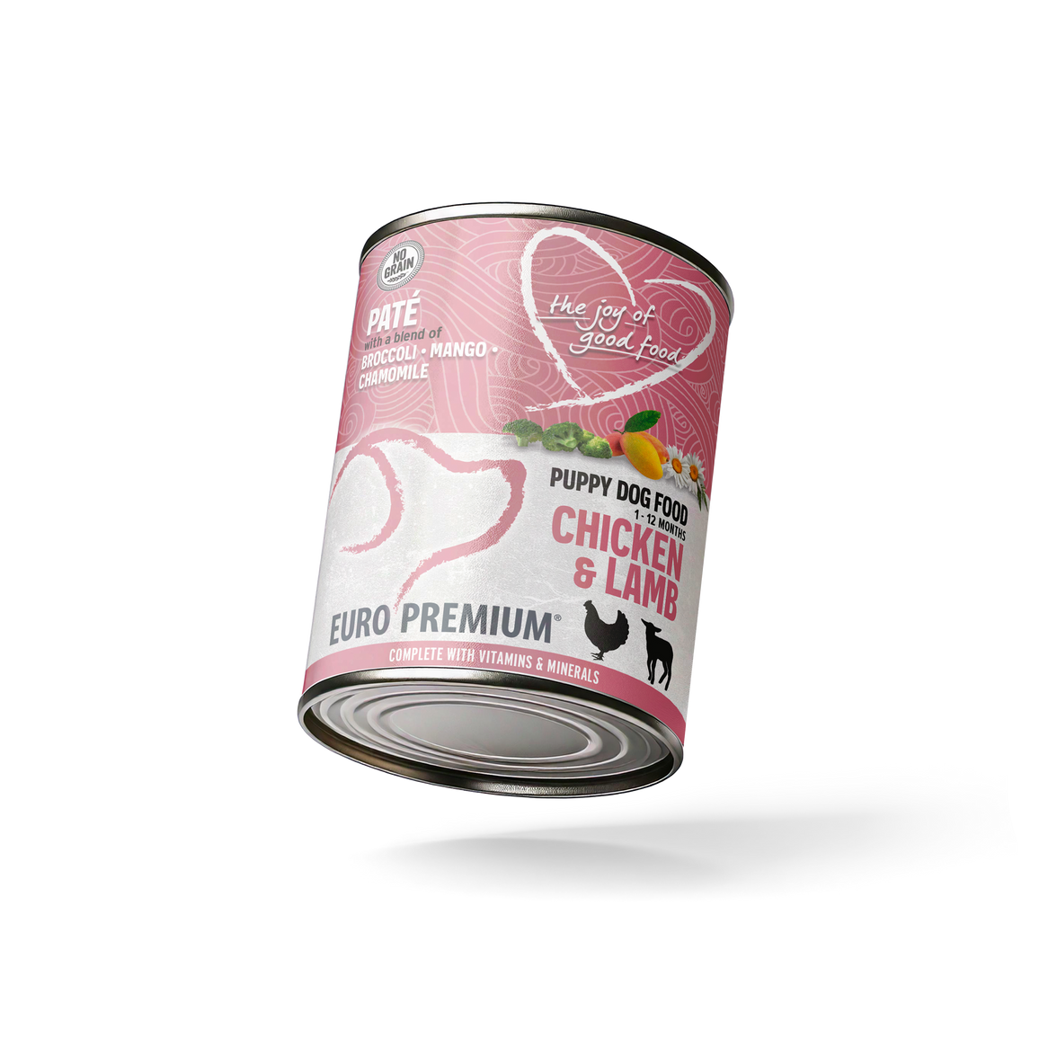 Pate Puppy Kip&Lam geen granen 400g