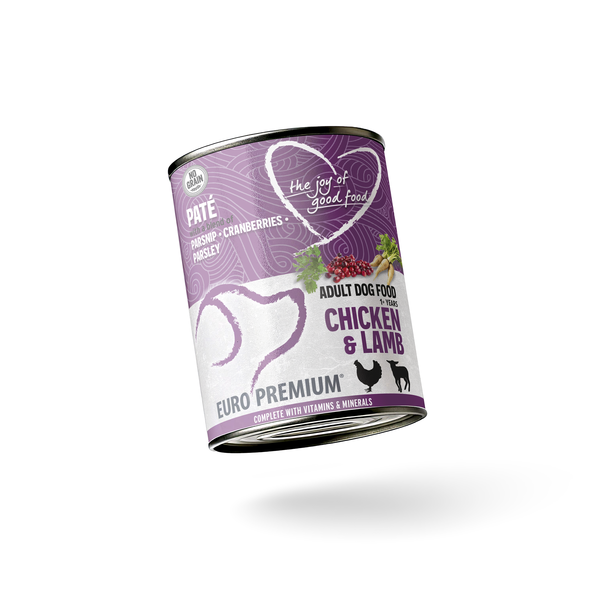 Pate Adult Kip&Lam geen granen 400g