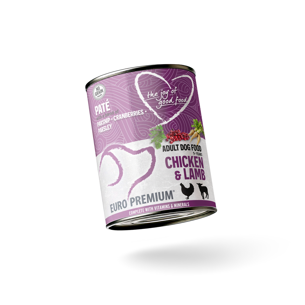 Pate Adult Kip&Lam geen granen 400g