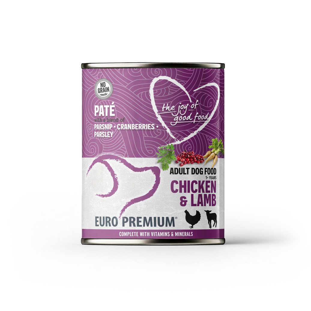 Pate Adult Kip&Lam geen granen 400g
