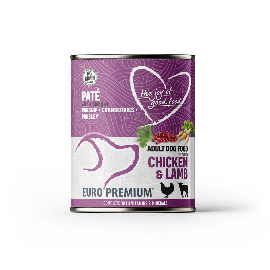 Pate Adult Kip&Lam geen granen 400g