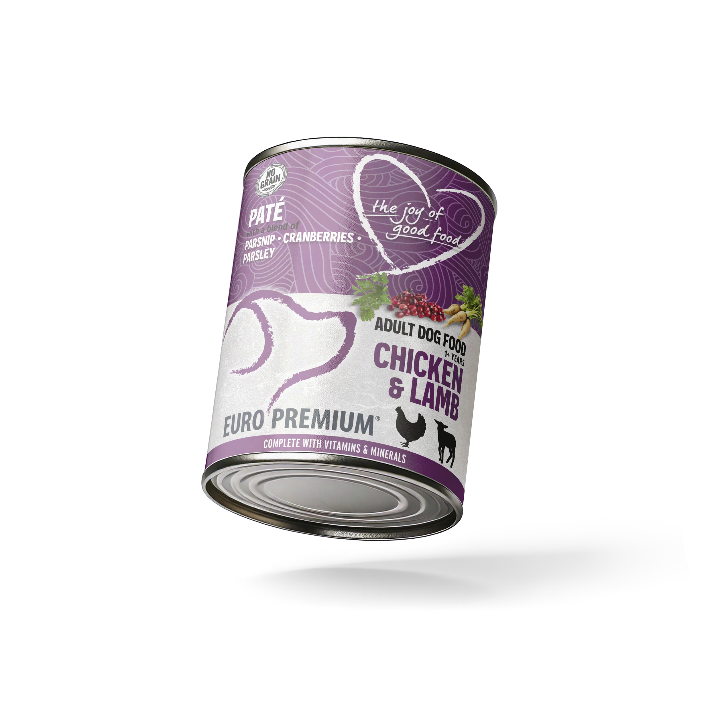 Pate Adult Kip&Lam geen granen 400g