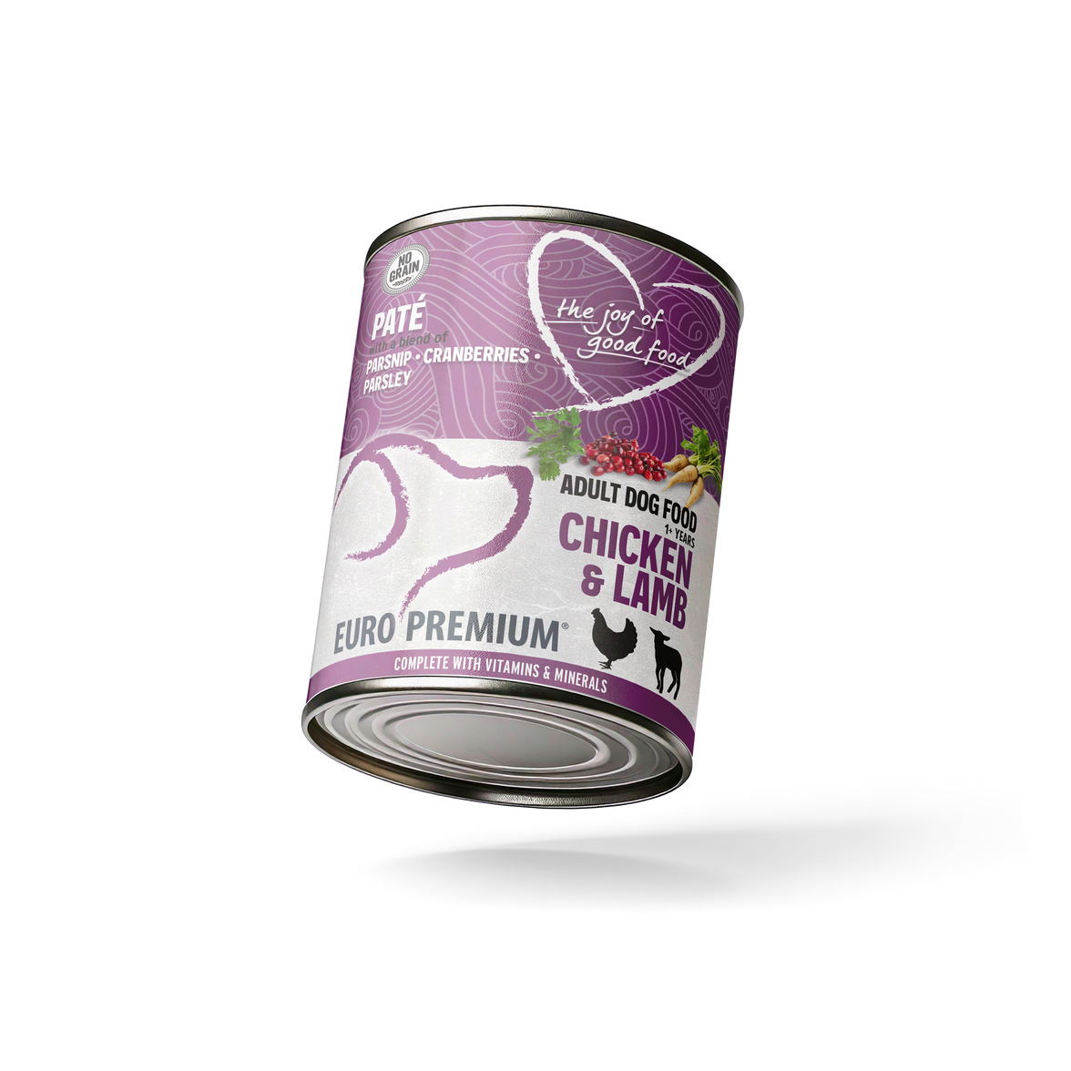 Pate Adult Kip&Lam geen granen 400g