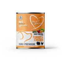 Pate Adult Kalkoen&Kip geen granen 400g