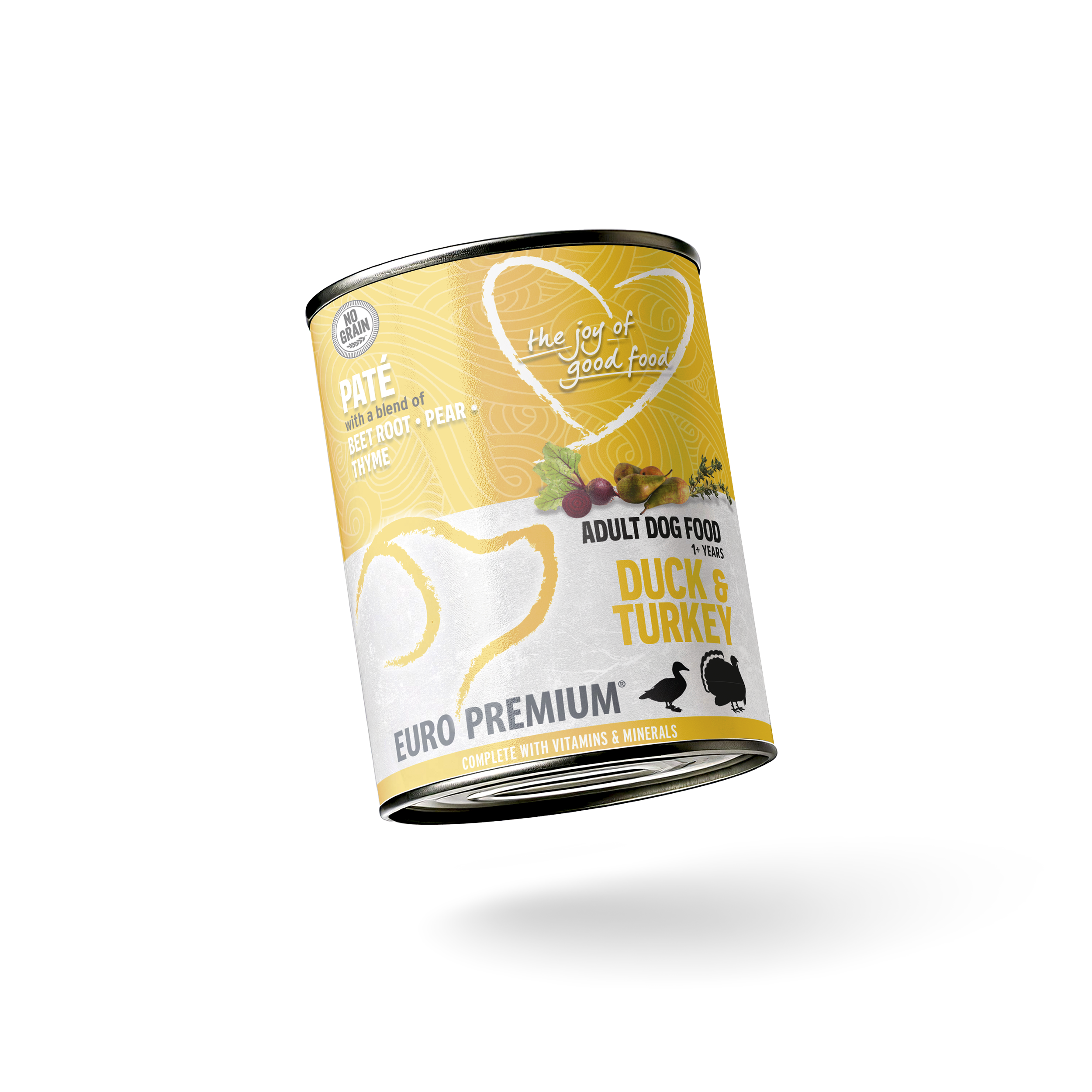 Pate Adult Eend§Kalkoen geen granen 400g