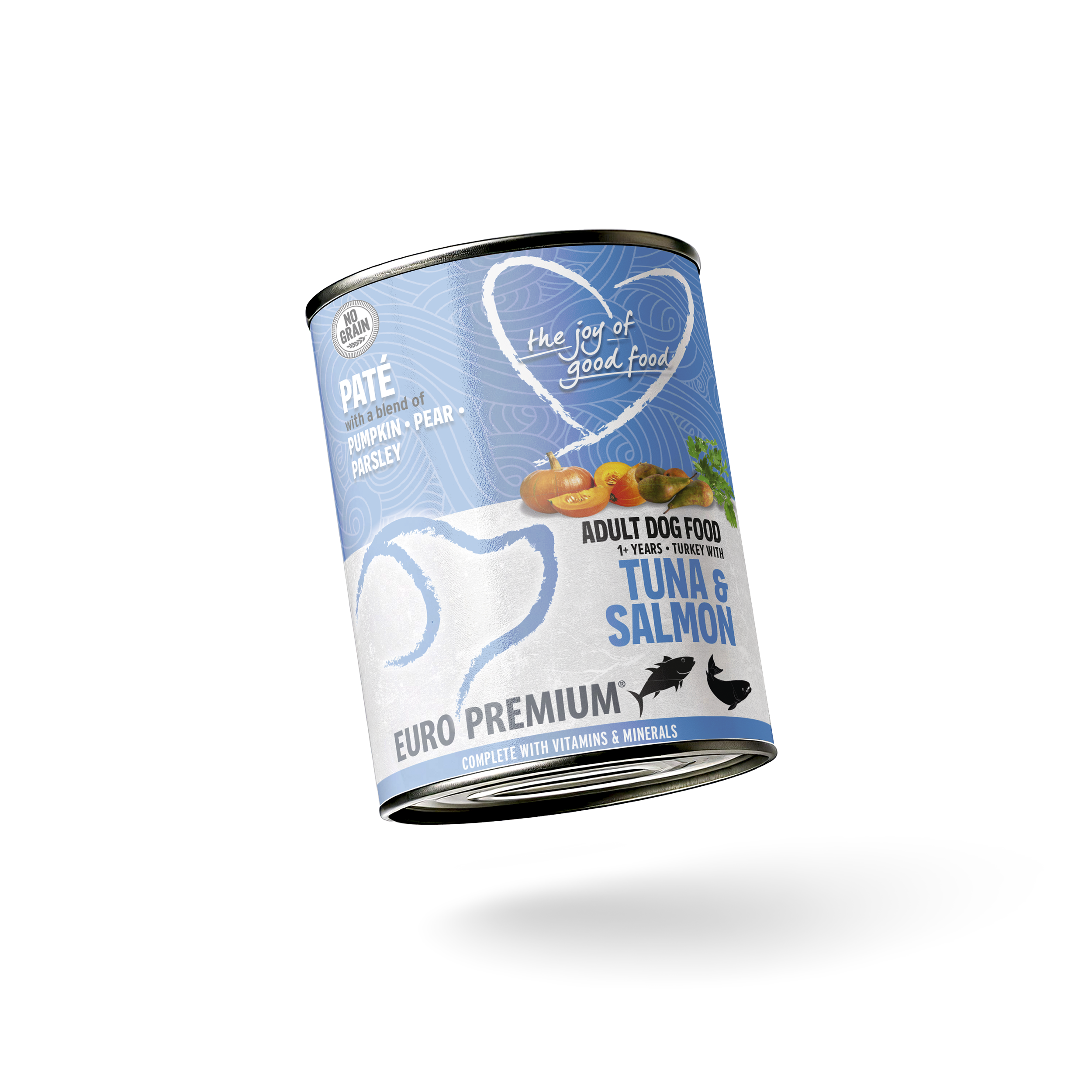 Pate Adult Kalkoen met Tonijn§Zalm geen granen 400g