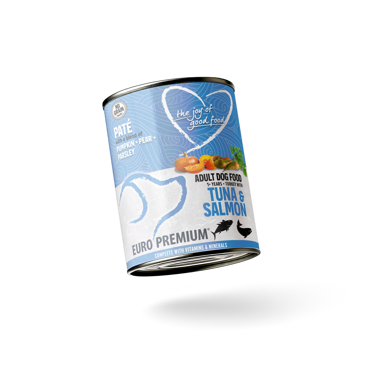 Pate Adult Kalkoen met Tonijn§Zalm geen granen 400g