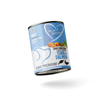 Pate Adult Kalkoen met Tonijn§Zalm geen granen 400g