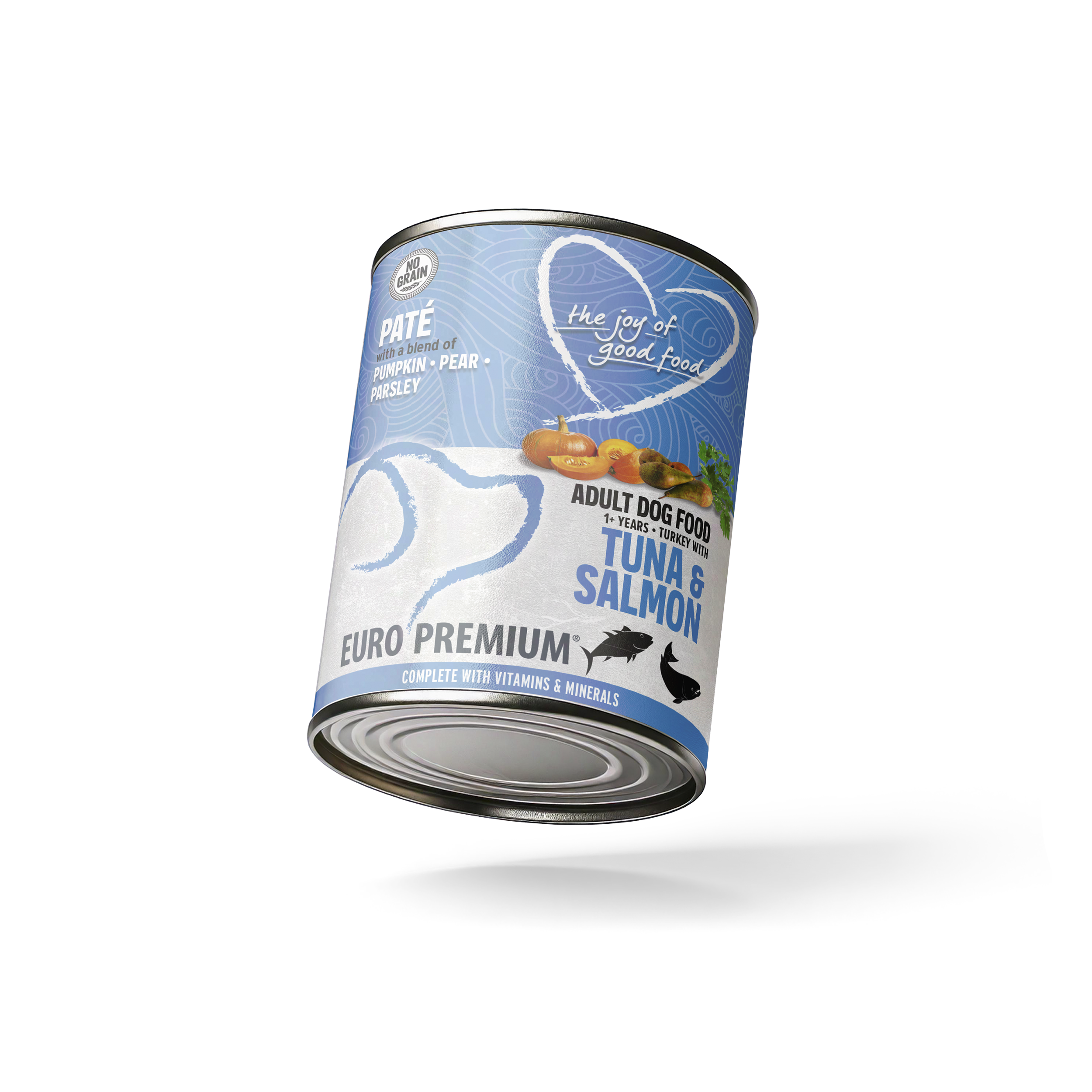 Pate Adult Kalkoen met Tonijn§Zalm geen granen 400g