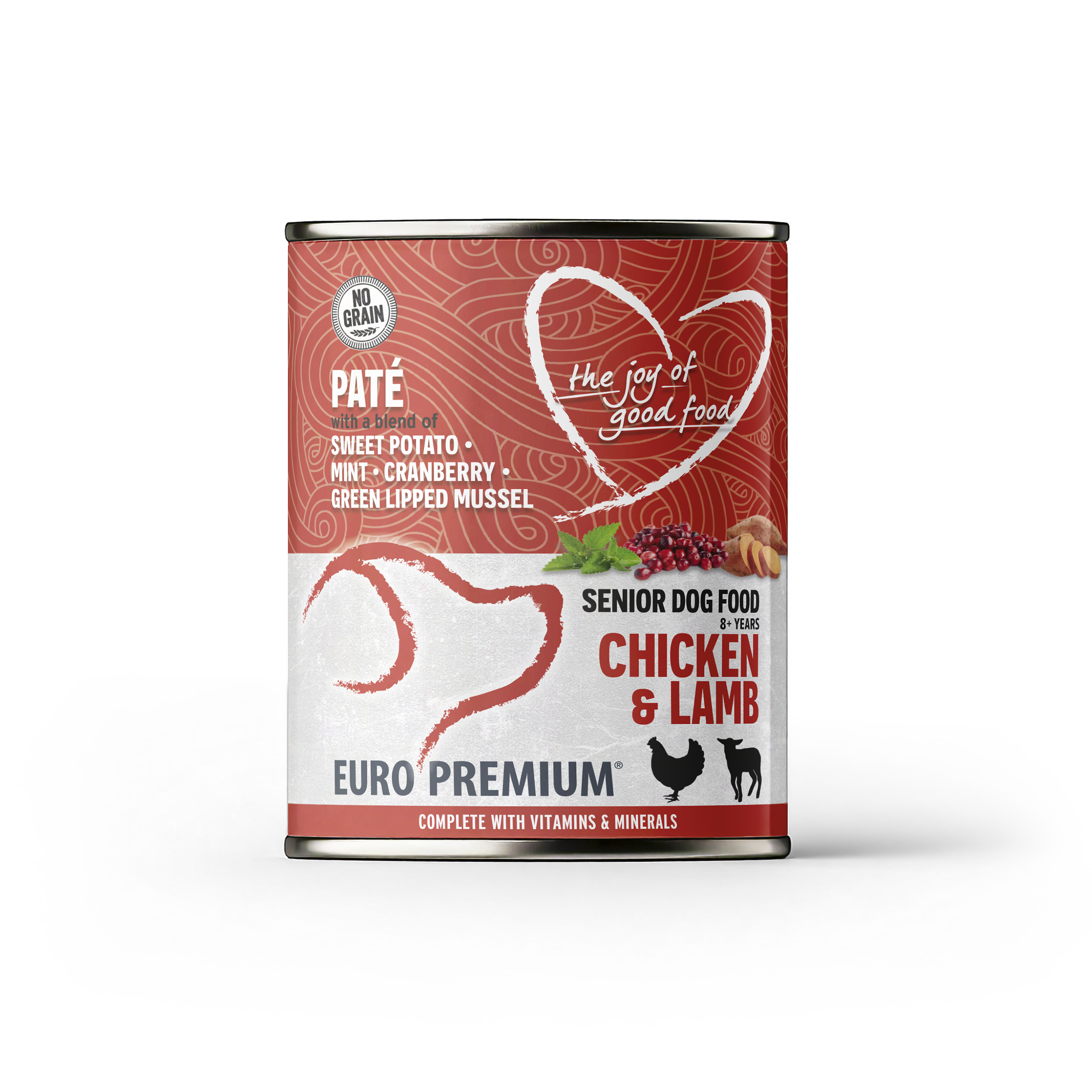 Pate Senior Kip§Lam geen granen 400g
