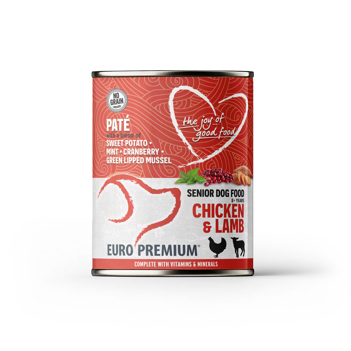 Pate Senior Kip§Lam geen granen 400g