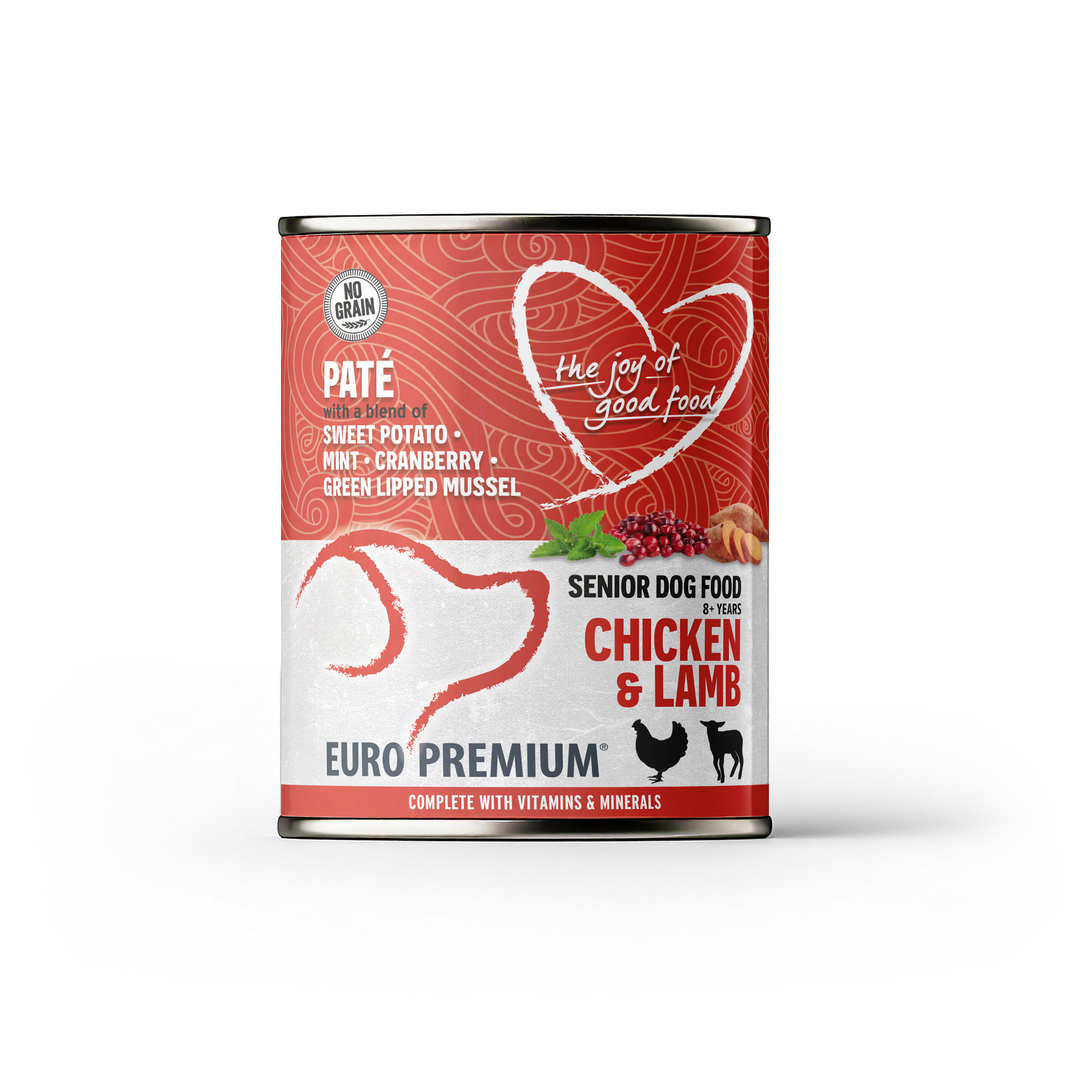 Pate Senior Kip§Lam geen granen 400g